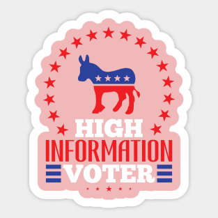 high information voter - Vote 2020 Elections Sticker